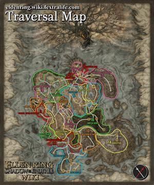 traversal map elden ring shadow of the erdtree dlc wiki guide 300px