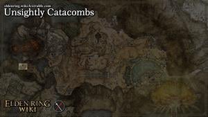 unsightly catacombs location map elden ring wiki guide 300px