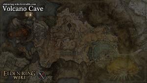volcano cave location map elden ring wiki guide 300px