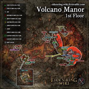 volcano manor 1st floor dungeon map elden ring wiki guide 300px