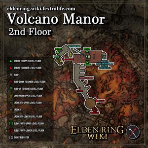 volcano manor 2nd floor dungeon map elden ring wiki guide 300px
