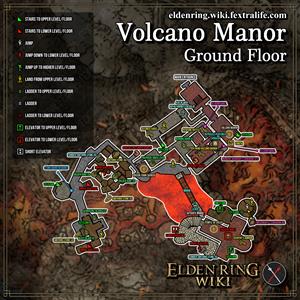 volcano manor ground floor level dungeon map elden ring wiki guide 300px