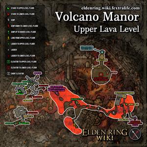 volcano manor upper lava level dungeon map elden ring wiki guide 300px