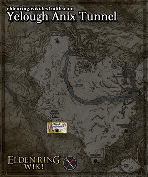 yelough anix tunnel location map elden ring wiki guide 300px